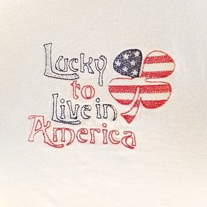 MCCC Sportsware Lucky To Live in America Tee